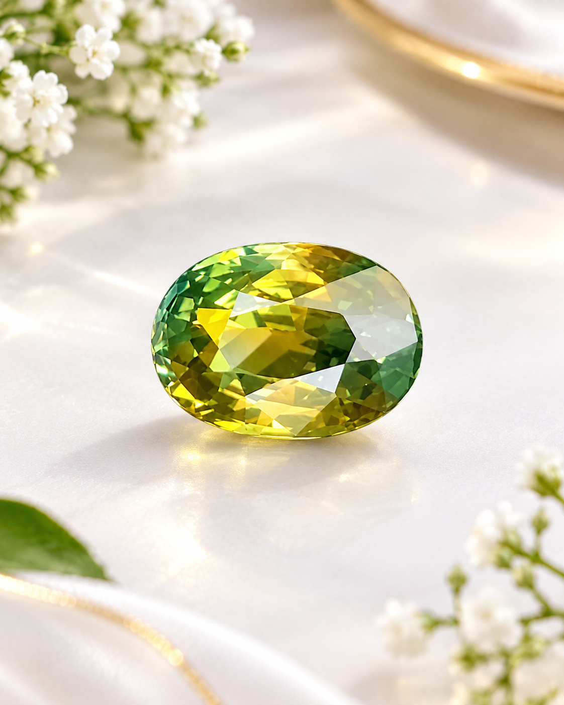 Green Sapphire (Unheated) â€“ 0.99 Carats