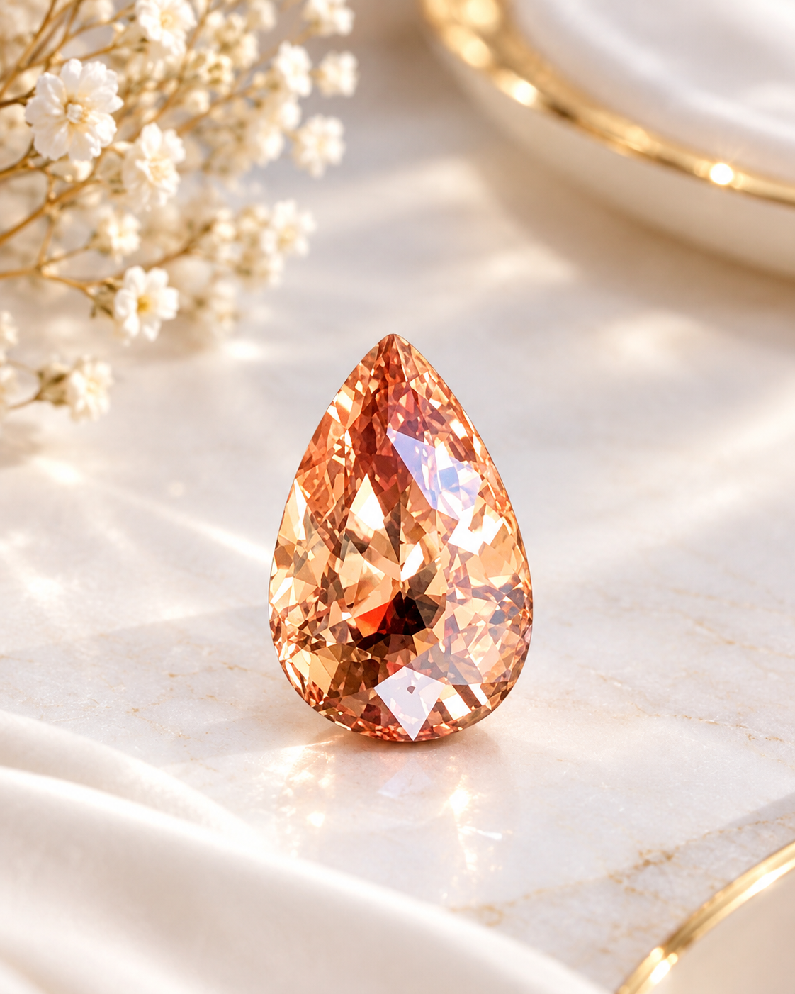 Padparadscha Sapphire (Unheated) â€“ 1.54 Carats