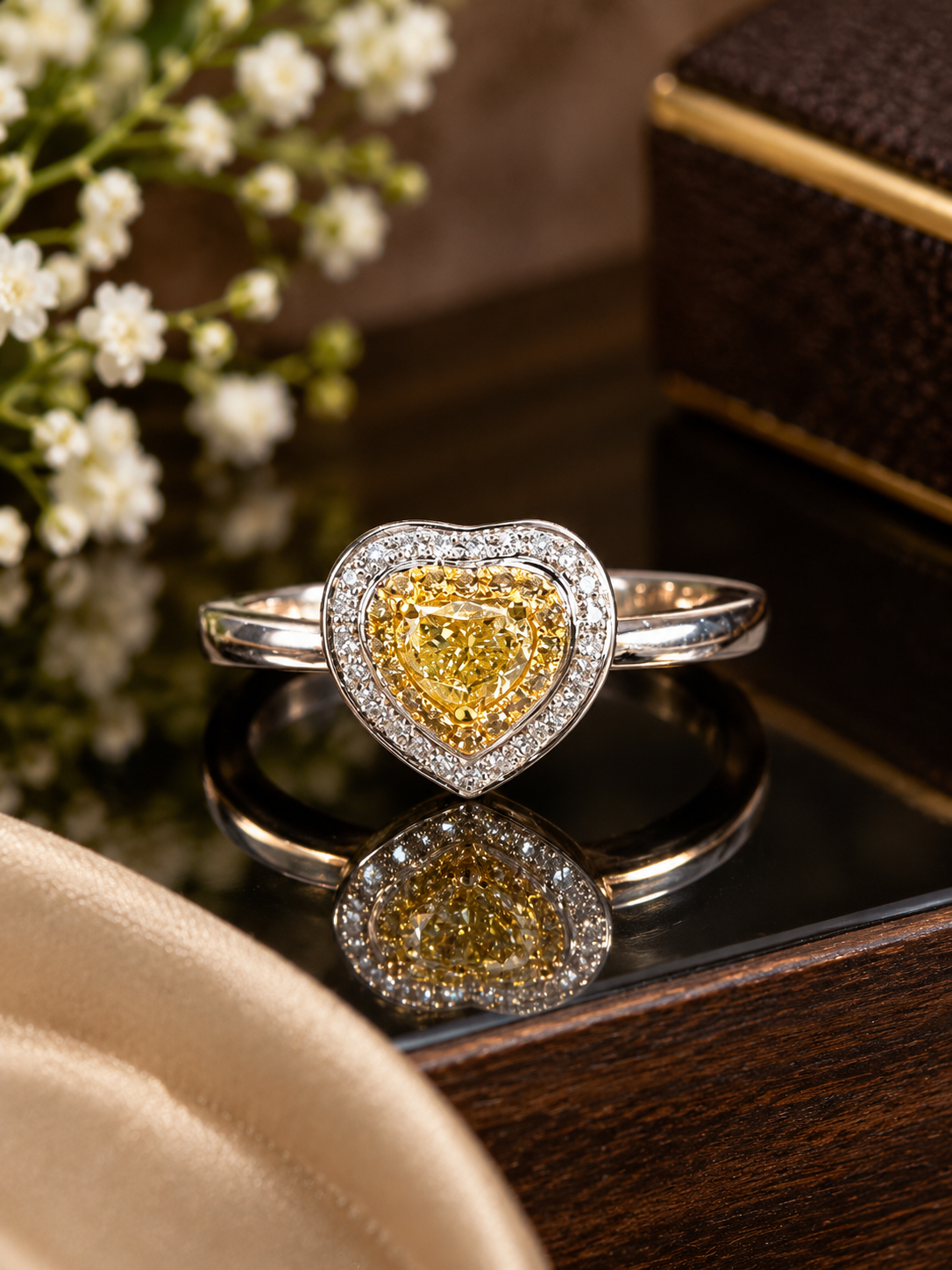 18K White Gold Diamond Ring â€“ 0.250 Carats