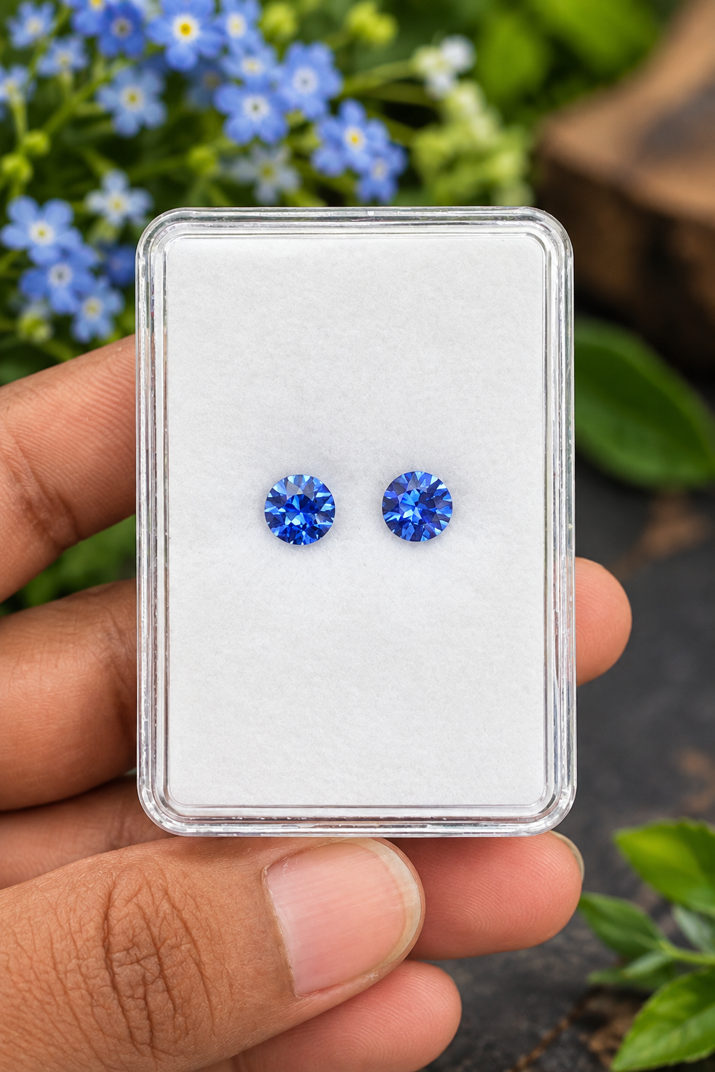 Bi-Color Sapphire Pair â€“ 1.53 Carats