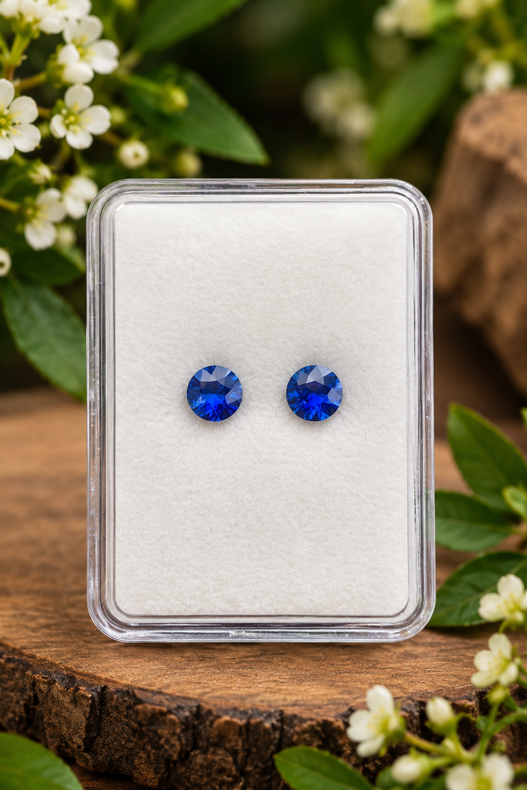 Blue Sapphire (Heated) Pair â€“ 1.62 Carats