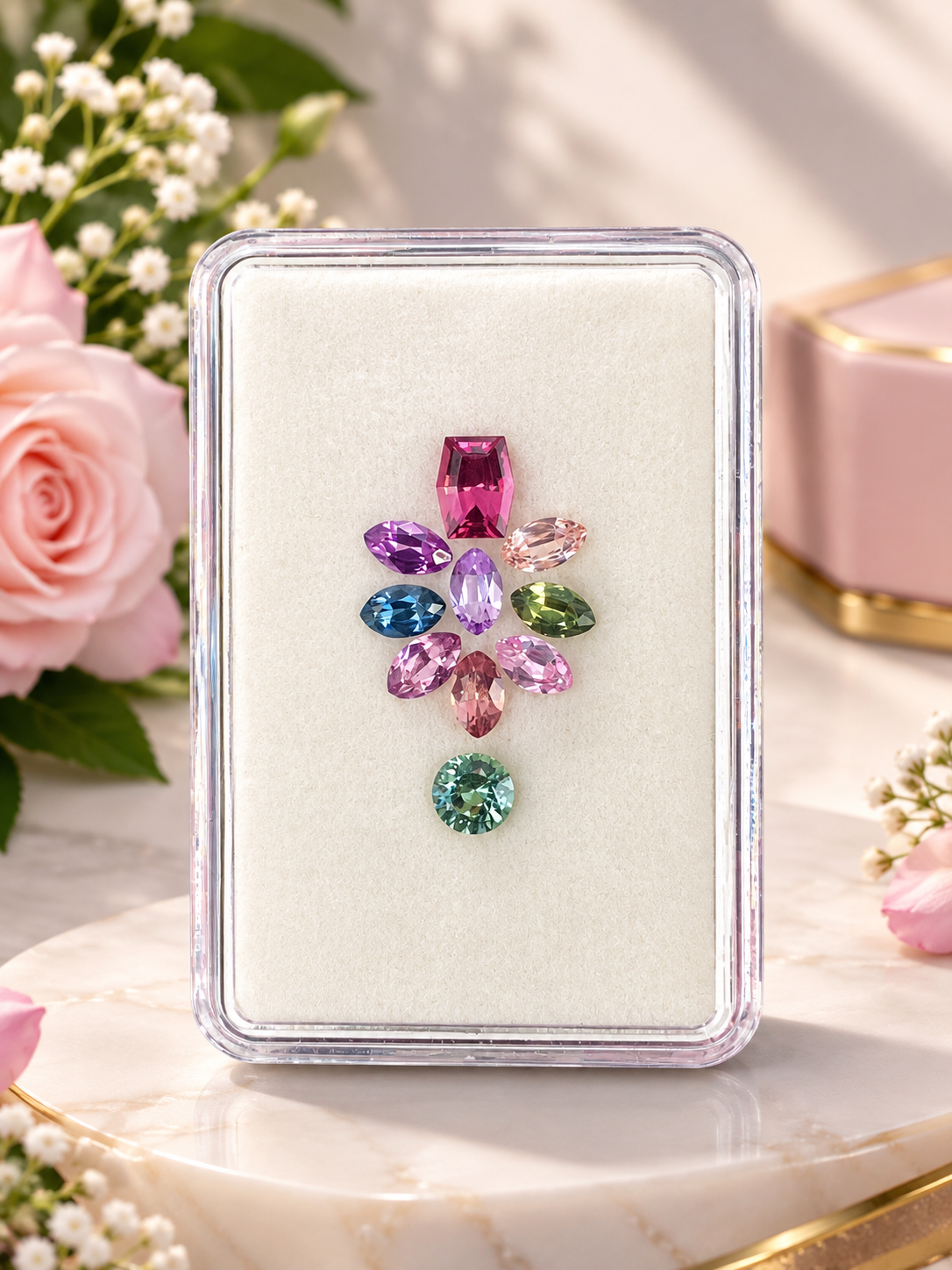 Multicolor Sapphire Gem Set â€“ 3.25 Carats
